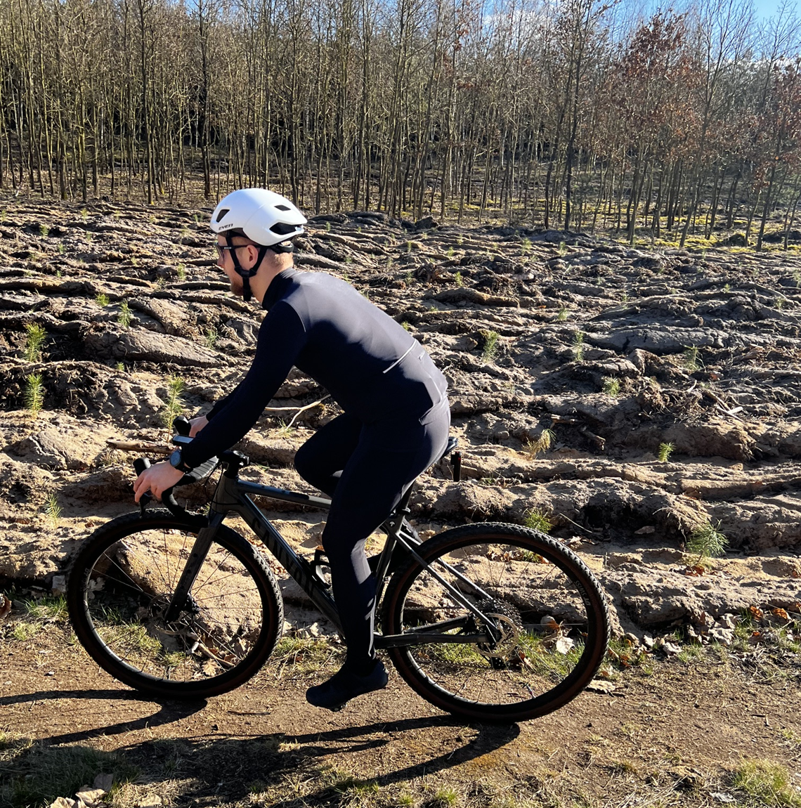 Gravel w puszczy.