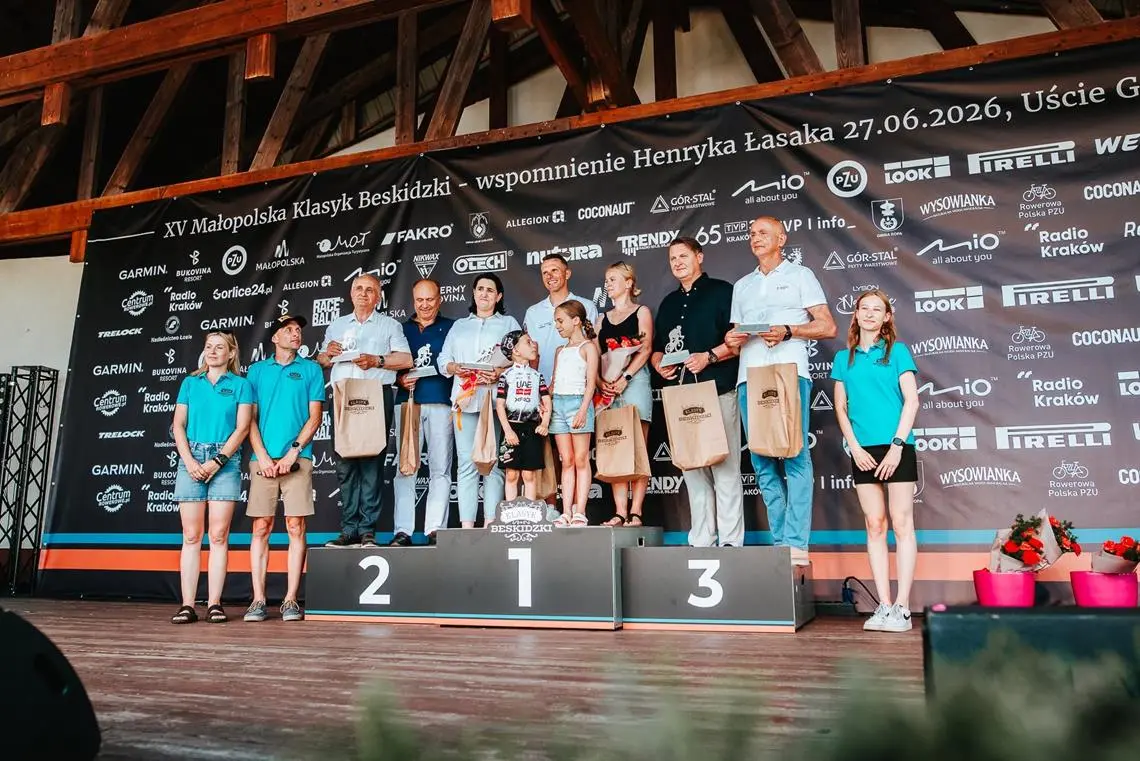 podium na beskidzkim klasyku.