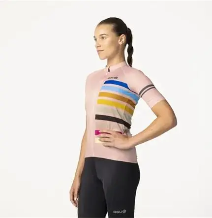 Koszulka kolarska damska AGU Rainbow Essential