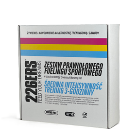 Zestaw prawidłowego fuelingu sportowego 226ERS Średnia Intensywność