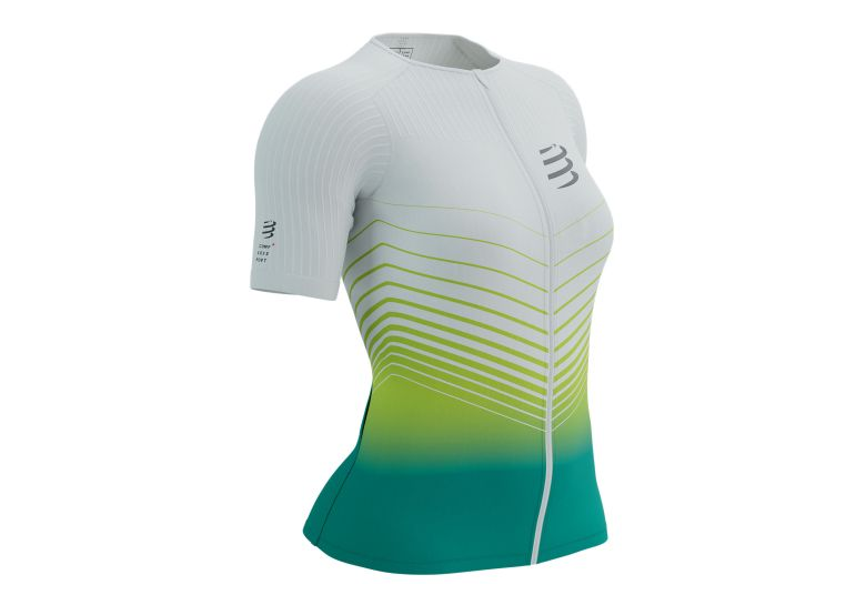 Koszulka rowerowa damska COMPRESSPORT Tri Postural SS Top W