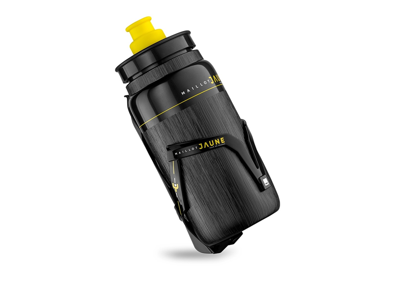 Koszyk z bidonem ELITE Maillot Jaune Kit