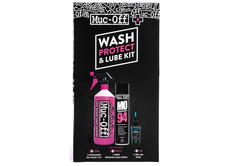 Zestaw do czyszczenia MUC-OFF Wash, Protect and Lube Kit
