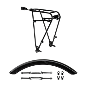 Bagażnik rowerowy tylny ORTLIEB Quick Rack + Błotnik pod bagażnik ORTLIEB Quick Rack Mudguard