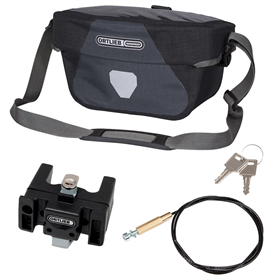 Torba na kierownicę ORTLIEB Ultimate Six Plus + Zestaw montażowy ORTLIEB Mounting Set