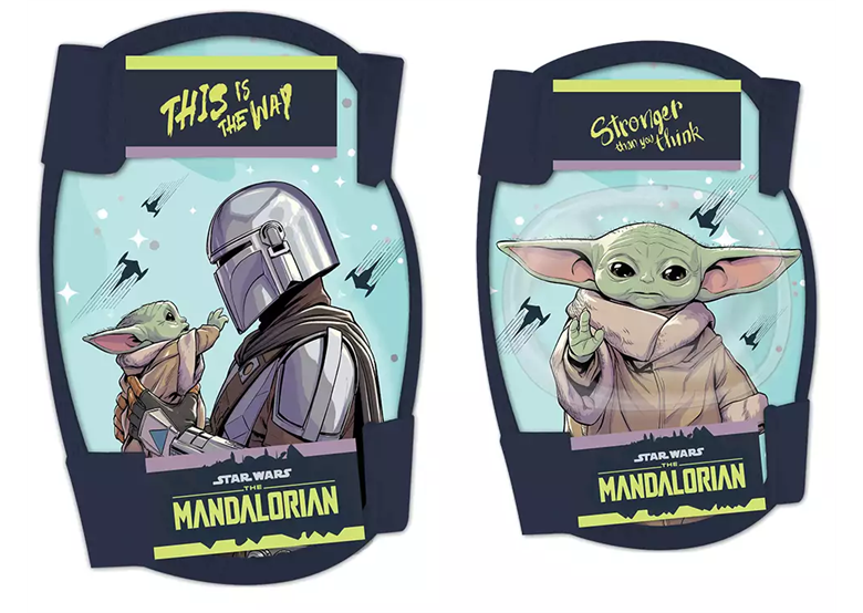 Ochraniacze dziecięce na kolana i łokcie STAR WARS Mandalorian