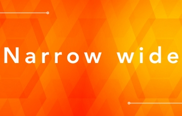 Narrow-wide